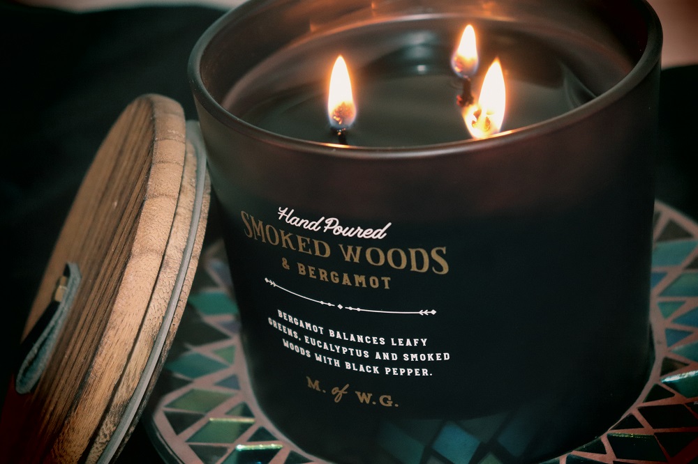 TK Maxx Candles Makers of Wax Goods - Smoked Woods & Bergamot Review - T K Maxx Candle